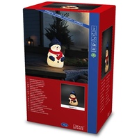Konstsmide 4249-000 Acryl-Figur Schneemann Warmweiß LED Weiß