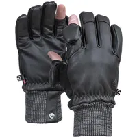 Vallerret Fotohandschuhe Hatchet Leder schwarz L