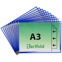 Tarifold 10 tarifold Sichttafeln mit 5 Aufsteckreitern DIN A3