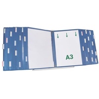 Tarifold Sichttafelsystem 433601 DIN A3 blau mit 60 St.