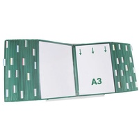 Tarifold Sichttafelsystem 433605 DIN A3 grün mit 60 St.