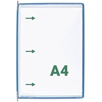 Tarifold 20 tarifold Sichttafeln DIN A4 blau, Öffnung seitlich