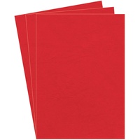 Fellowes Delta (Lederstruktur), 250g/m2, rot