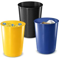CEP Papierkorb-Set 133 Maxi 40l blau/gelb/schwarz