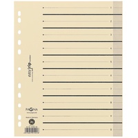 Pagna 44062-09 Trennblätter, A4, Easy Rip, 10 Stück, beige