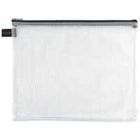 FolderSys Reißverschlussbeutel transparent/schwarz 0,15 mm,