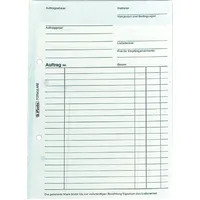 Herlitz Formularbuch Auftragsbuch A5 Gelb