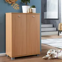 FineBuy Schuhschrank Holz 12 Paar Schuhe Schuhregal Schuhkommode Flurschrank