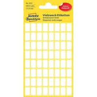 Avery Zweckform Etiketten Sonderformat, 50x14mm, weiß, 8 Blatt (3086)