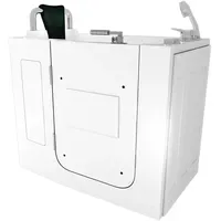 AcquaVapore Sitzwanne Badewanne mit Tür 68 x 110 cm