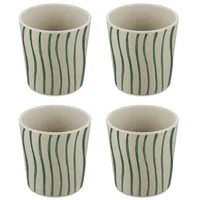 Koziol Connect Cup S Monstera Stripes Becher 0,19 l