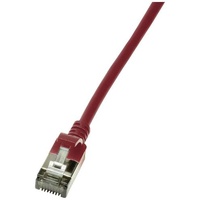 Logilink CQ9054S RJ45 Netzwerkkabel, Patchkabel CAT 6a U/FTP Rot