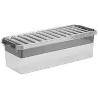 SUNWARE Q-Line-Multibox mit Einsatz, transparent, Metallic, 9,5 l