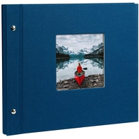 Goldbuch Schraubalbum Bella Vista 30x25 40 weiße Seiten blau