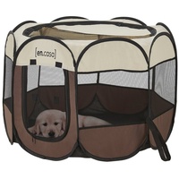 [en.casa] Hundelaufstall Telford 43 x 74 x 74 cm