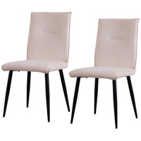 Hti-Living Stuhl Salinas Velvet Creme