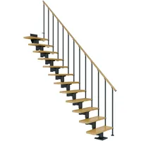 DOLLE Mittelholmtreppe Cork Ahorn Anthrazit GH bis 337 cm