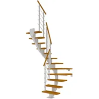 DOLLE Mittelholmtreppe Frankfurt Eiche GH bis 279 cm 1/2