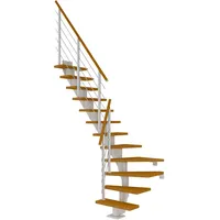 DOLLE Mittelholmtreppe Frankfurt Eiche GH bis 279 cm 1/4