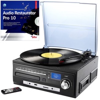 Auviso Kompakt-Stereoanlage & Digitalisierer mit DAB-Digitalradio & Software