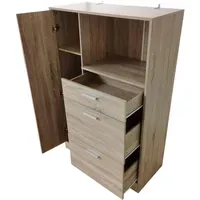 Hti-Living HTI-Line Küchenschrank Kombi L Küchenbuffet beige