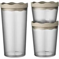 Koziol Vorratsdosen-Set Prince transparent 0,3/0,75/1,0 l, 1 Set