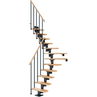 DOLLE Mittelholmtreppe Dublin Buche Anthrazit GH bis 337 cm