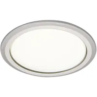 Elektra Einbauleuchte (Flächenlicht) Led-Spots ø 82 mm neutralweiß silber