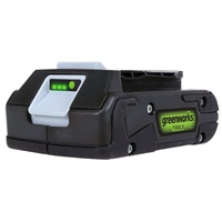 Greenworks 24 V Li-Ion Akku 2,0 Ah LED-Ladestandsanzeige