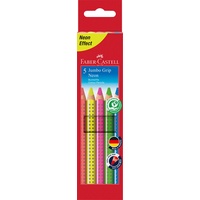 Faber-Castell Jumbo Grip Neon Buntstiftetui 5 St.