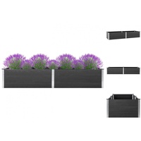 VidaXL Garten-Hochbeet 200x100x54 cm WPC Grau