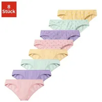 PETITE FLEUR KIDS Bikinislip (Packung, 8 St.), mit Sternen-Print