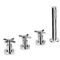 Herzbach Stilo Zweigriffmischer, für Wanne, 14.952450.2.01,