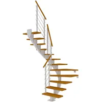DOLLE Mittelholmtreppe Hamburg Eiche GH bis 301 cm 1/2