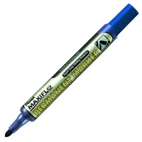 Pentel Maxiflo Permanentmarker, mittlere Rundspitze, blaue Tinte, 12 Stück