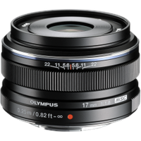 OM System M.Zuiko Digital 17 mm F1,8 schwarz