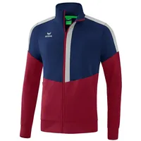 Erima Squad Trainingsjacke new navy/bordeaux/silver grey 152