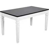 Hti-Living Küchentisch 160 x 75 cm grau