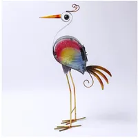 MARELIDA LED Solar Gartenfigur Paradiesvogel - 10 kaltweiße LED