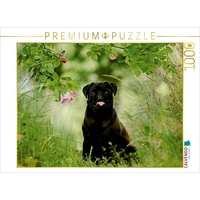 Calvendo Schwarzer Mops Puzzle