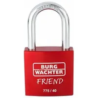 Burg Wächter Vorhängeschloss 775 40 35 red 20.5 x