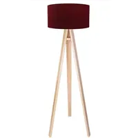 Licht-Erlebnisse AIMEE BK1/2/0003 Bordeaux Rot Silber