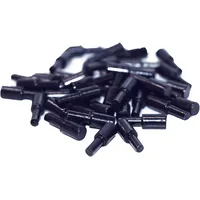 Vasalat Steckbodenträger Mini, Bohr ø 3 mm, verzinkt schwarz,