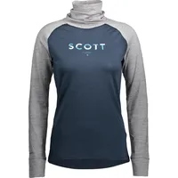 Scott High Neck Shirt W's Defined Merino light grey