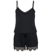 LASCANA Damen Playsuit schwarz Gr.40
