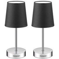 Monzana Tischlampe Lumière 2er-Set Anthrazit 32x13x13cm