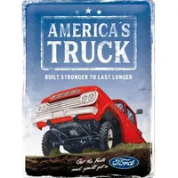 Nostalgic-Art Blechschild, Mehrfarbig, Metall, Rechteckig, 30x40x0.2 cm, – Dekoobjekte,