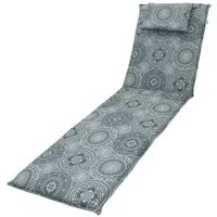 Doppler Lyra grau gemustert, Polyester, 200 x 60 x