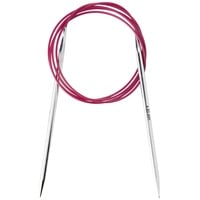 KnitPro Rundstricknadel 4,50 mm 120 cm, Silver