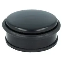 MS Beschläge - Massiver Metall Bodentürstopper Tür-Abstandshalter Türstopper Schwarz